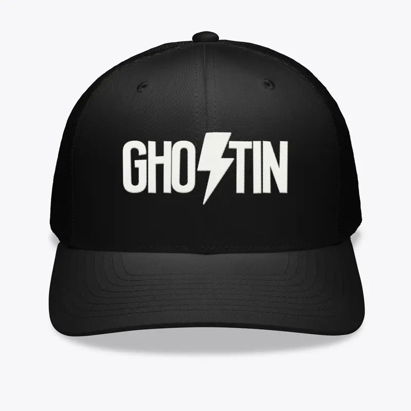 White bolt Ghostin Snapback