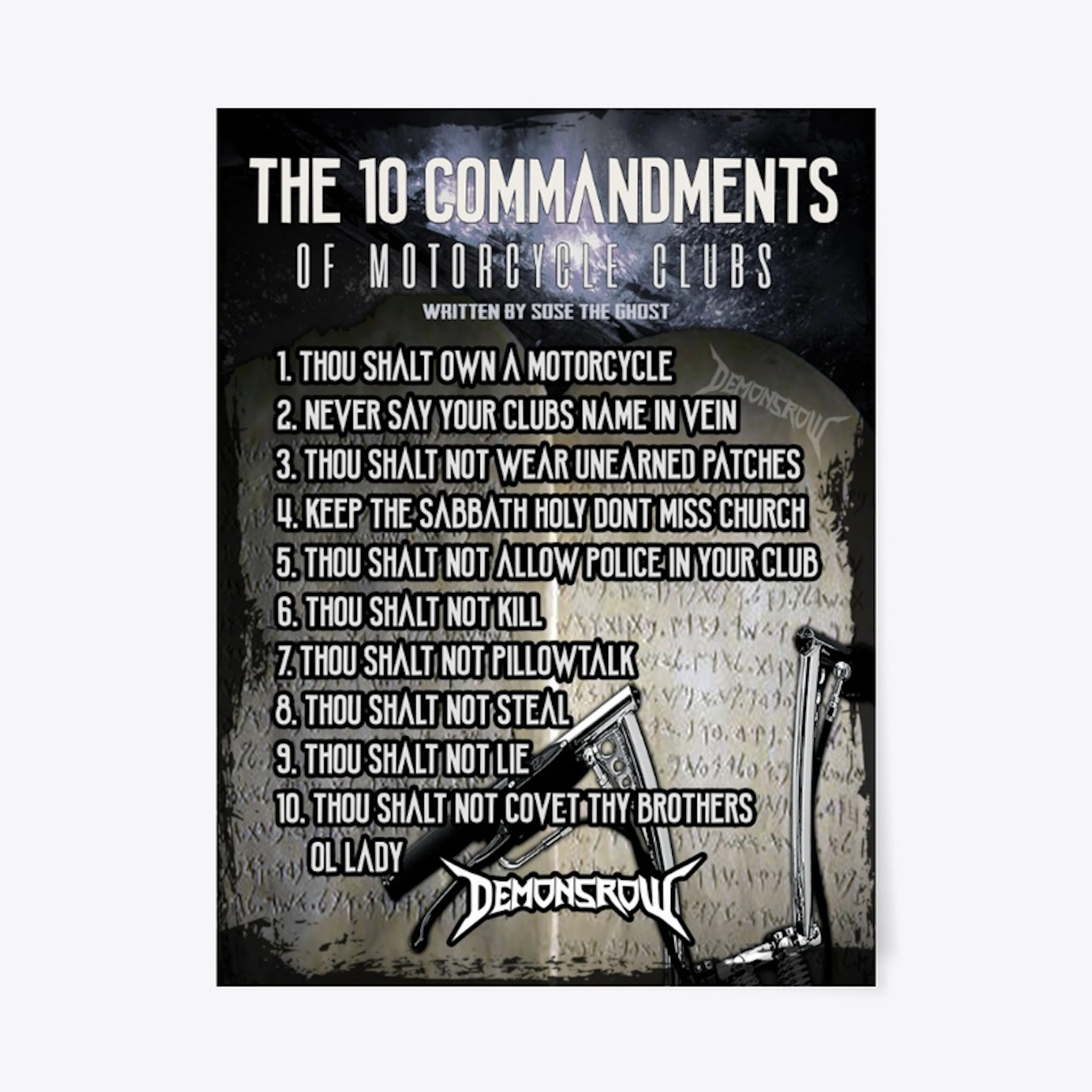 10 Commandments of Motorcycle Clubs 