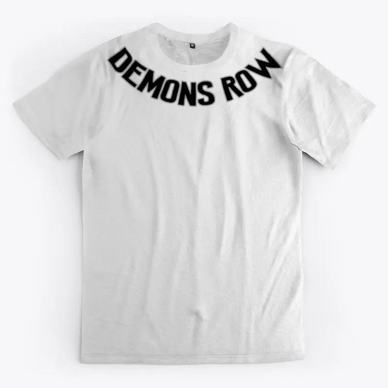 Demons Row White Biker Shirt